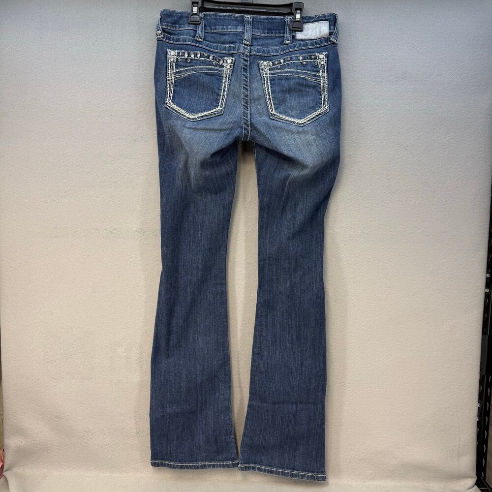 Ariat Jeans Women's 30L (10) Blue Ruby Tall Cowgirl Western Bootcut Vintage - Picture 2 of 16